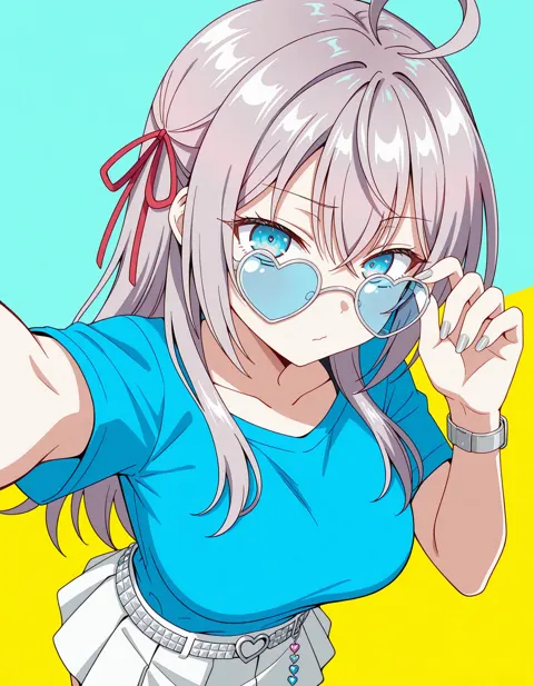 Alya Selfie Pose — y2k fashion for Alisa · Made with The Forge · Eye Detailed · Upscaled · Character LoRA